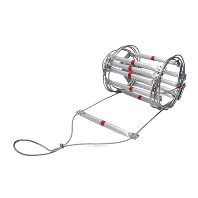 软梯绳梯消防逃生防火钢丝绳软梯