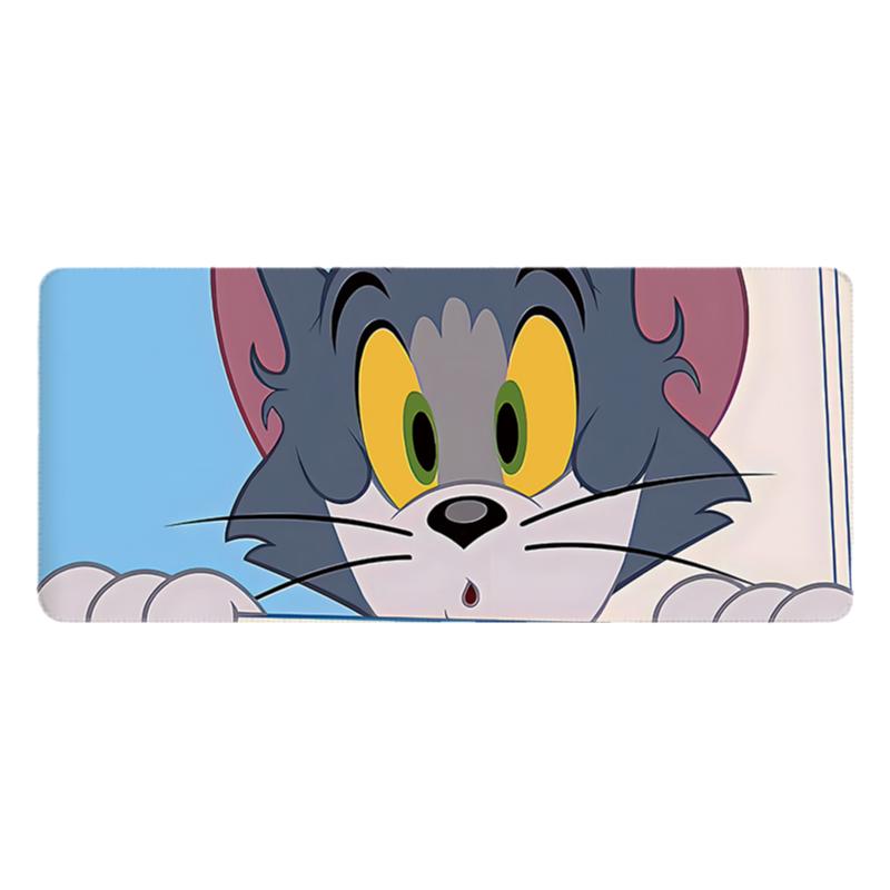 猫和老鼠鼠标垫超大号小号动漫可爱办公电竞电脑键盘垫桌垫打工人
