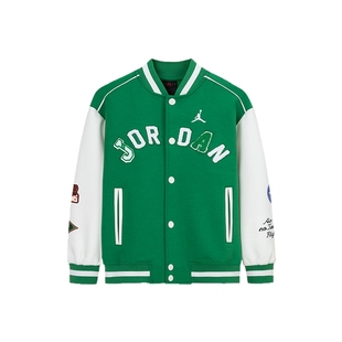 JORDAN童装儿童夹克男童2025春季新款棒球服时尚外套潮JD2512063
