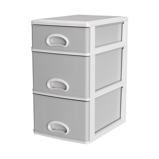 办公室收纳盒桌面文件资料A4工位杂物整理盒抽屉式可叠加储物柜