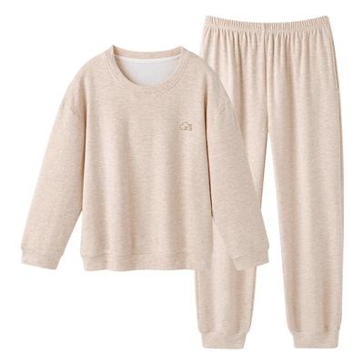 睡衣女士秋冬德绒长袖家居服