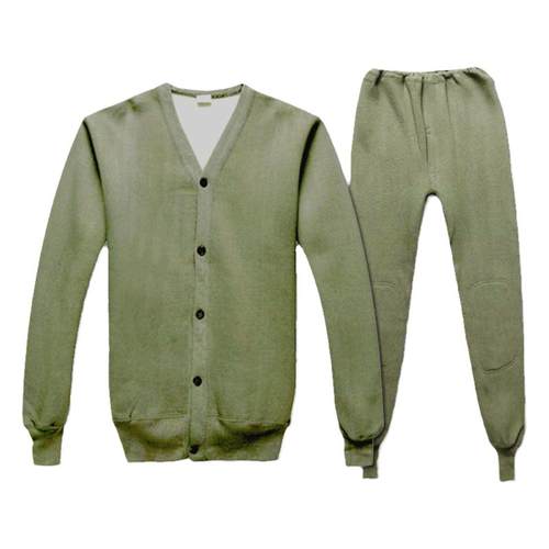 绒衣绒裤抓绒衣87式老式矿工加绒秋衣秋裤中老年户外保暖劳保棉服