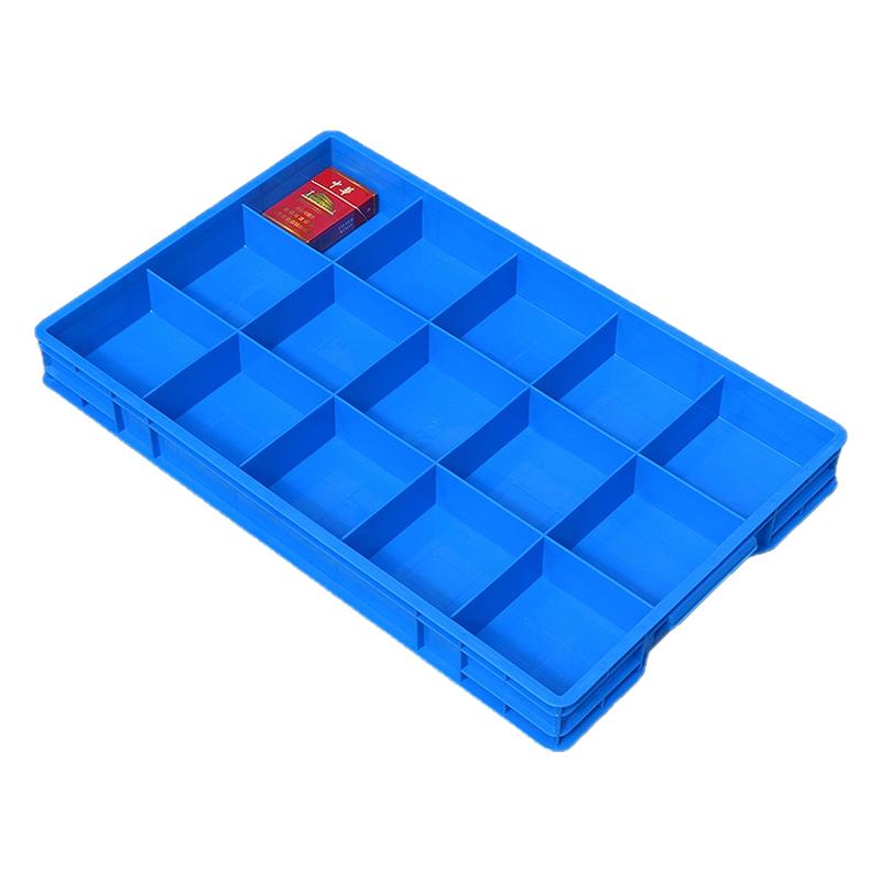550*350*60收纳盒10格15格20格零件盒五金螺丝配件塑料元件周转箱