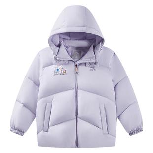 中国冰雪安踏儿童女小童羽绒服2025冬款新舒适保暖儿童户外羽绒服
