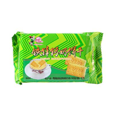 青援钙奶饼干地道口味山东青岛年青食品整箱装营养零食小包装