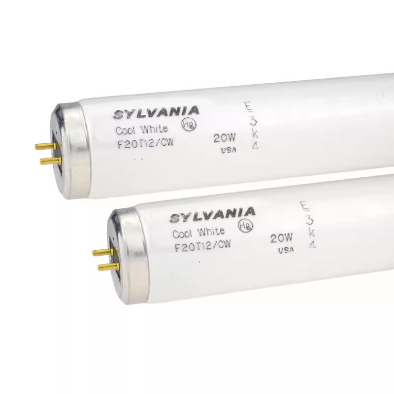 SYLVANIA喜万年F20T12/CW Cool White对色灯箱20W标准光源CWF灯管