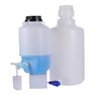 塑料放水桶化学实验室储液下口瓶带龙头PP耐腐蚀酸碱加厚塑料桶PE