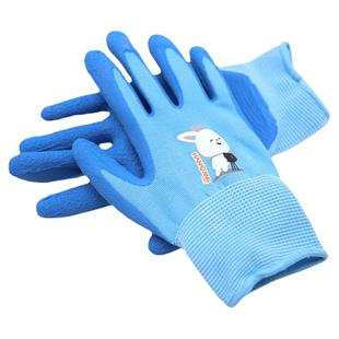 HJ航景儿童防护手套园艺拔草赶海防萌宠防咬学校劳作课多功能安全