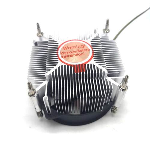 AVC170015X775铜芯CPU散热器四线调速温控网吧2U工控机双滚珠风扇