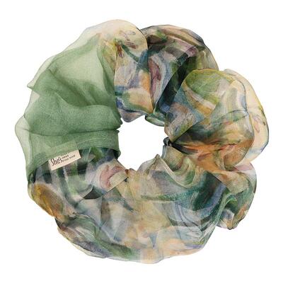 shes茜子时尚艺术印花大肠发圈