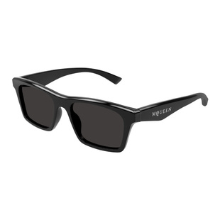 开云眼镜 McQueen男女同款时尚矩形方框防晒太阳镜墨镜AM0472S