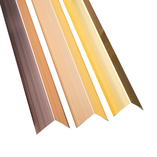 铝合金L型收边条钛金直角装饰线条7字墙布压条瓷砖金属压边封边条