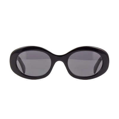 2025新款复古椭圆猫眼墨镜女