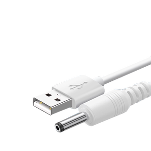 适用于台灯usb转dc充电线万能圆孔luna数据线lunamini洗脸仪充电线洗脸仪3.5mm5v头戴式头灯充电圆头电源线