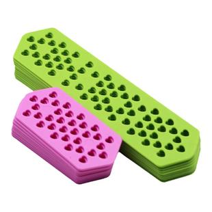 烫发发针理发师美发杠冷烫插针防痕杠卷发工具防皮筋压痕杠子垫板