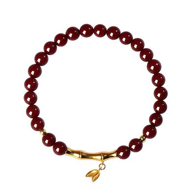 宫里上新高含量原矿朱砂手串