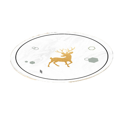 可定制裁剪圆形桌垫防水防烫防尘