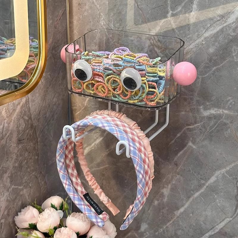 收纳盒壁挂发饰盒儿童发整理盒发夹女首饰盒置物架宝宝箍头绳皮筋