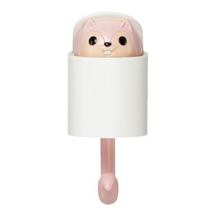 创意挂钩可爱钥匙勾家用探头挂衣钩宿舍墙面粘胶免打孔门后置物架