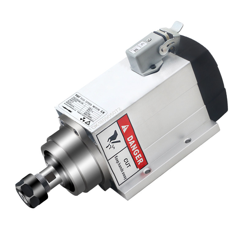 振宇1.5kw风冷电主轴ER20带法兰