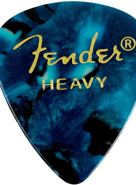 Fender纷达 351型 高级赛璐珞 吉他/贝斯拨片 12片装