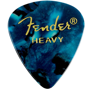 Fender芬德 351型 高级赛璐珞 吉他/贝斯拨片 12片装
