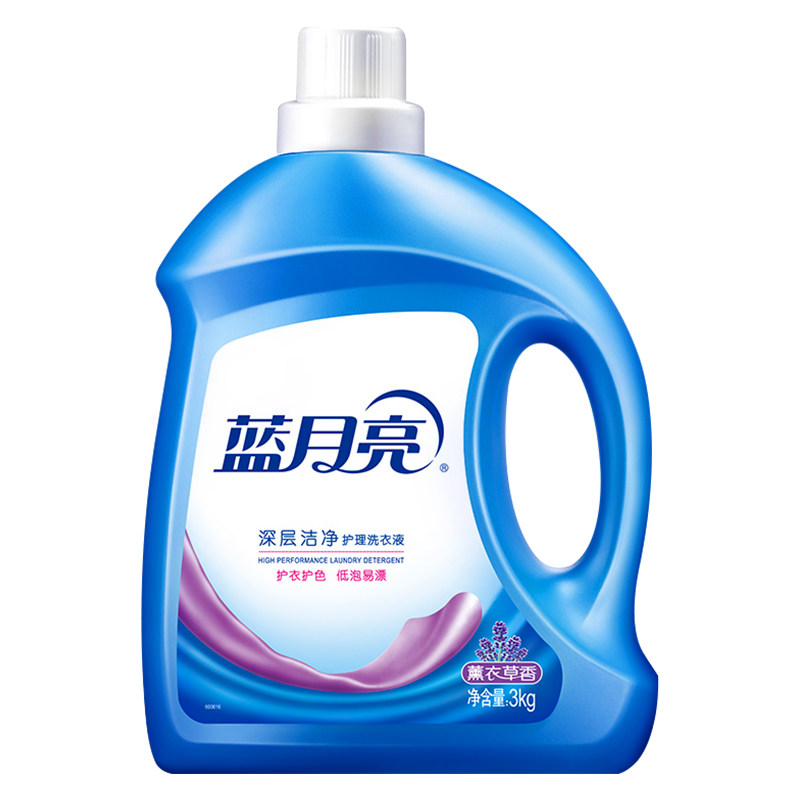 洁净力更强~蓝月亮除螨洗衣液