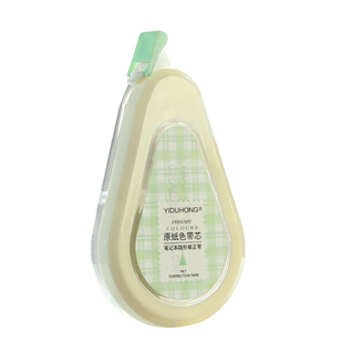 韩系格纹修正带大容量高颜值涂改带小学生专用顺滑不易撕破改正带