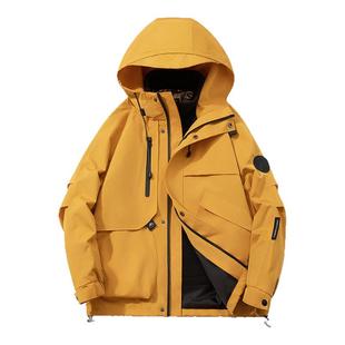 秋冬季外套男女款冲锋衣2026新款爆三合一夹克登山服户外软壳薄款