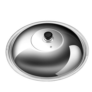锅盖家用不锈钢可视盖子炒菜锅蒸锅铁锅通用28-30-32cm锅盖