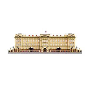 cada咔嗒积木白金汉宫大型城市建筑街景模型摆件拼装玩具生日礼物