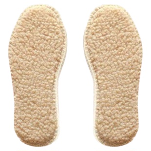 鞋垫冬季加厚加绒鞋垫儿童羊羔绒鞋垫透气吸汗柔软不冻脚保暖鞋垫