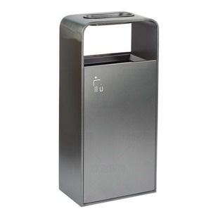 绿恩室内商用垃圾桶商场写字楼不锈钢果皮箱酒店电梯口立式灭烟桶