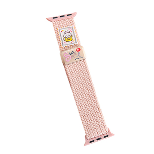 uhada适用applewatch表带苹果手表表带s11新款尼龙编织磁吸智能iwatch表带s10可爱小狗运动S9女款Ultra高级感