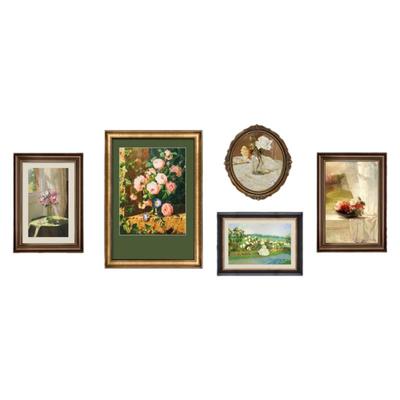 【小红书同款】绿色系客厅挂画