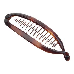 章小惠同款大号发量多法国琥珀色香蕉夹马尾夹法式优雅发夹扭扭夹