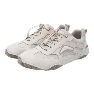 Jeep懒人一脚蹬女鞋轻便软底2025夏季网面透气运动鞋女复古德训鞋