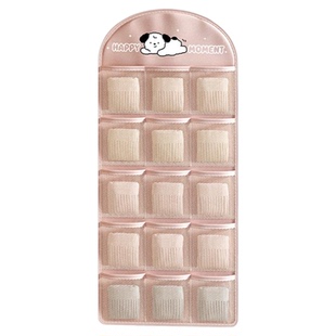 百草园内衣收纳挂袋悬挂式双面收纳袋内衣裤文胸袜子衣柜收纳神器