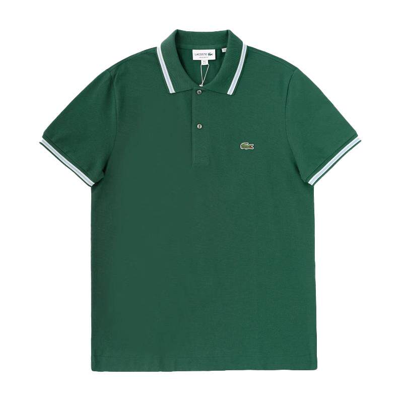 Lacoste经典翻领短袖POLO衫