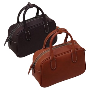 云水集宽宽包植鞣头层牛皮文艺小众高级感真皮女包手提单肩斜挎包