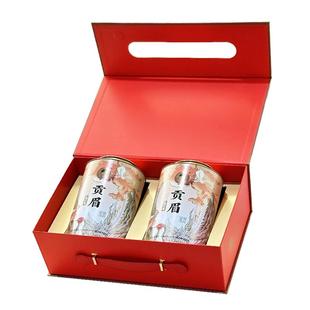 茶礼送长辈澜沧古茶6年云南老白茶礼盒装云白金高山贡眉