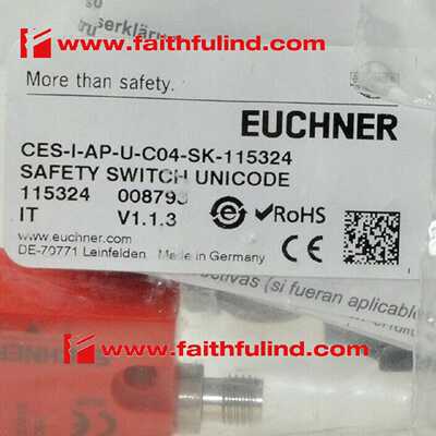 议价Euchner 115324 安士能安全传感器 CES-I-AP-U-C04--SK-11532