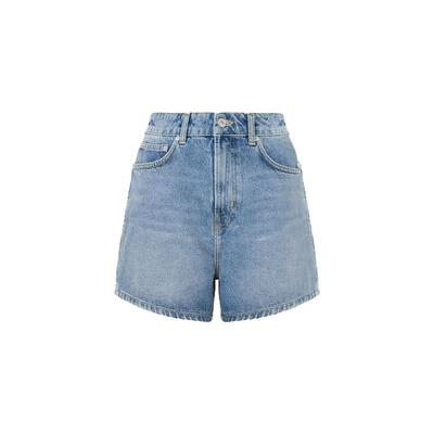 【惊喜特惠】M05CH1N0 JEANS  女士直筒牛仔短裤弹力牛仔热裤