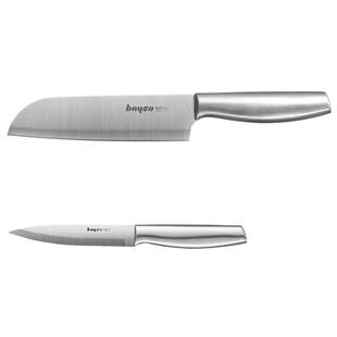 拜格水果刀家用不锈钢一体削皮刀瓜果刀多用刀厨师刀宿舍专用小刀