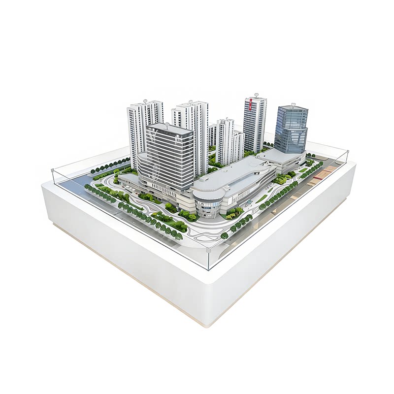 招标投标沙盘模型制作售楼处沙盘模型定做施工场景沙盘模型定制