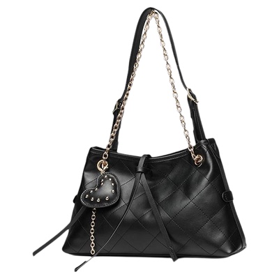 Daphne/达芙妮新款大容量托特包通勤单肩女包真皮斜挎包DFN107