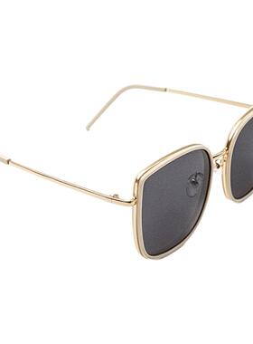 ISUE白框墨镜大脸显瘦太阳镜