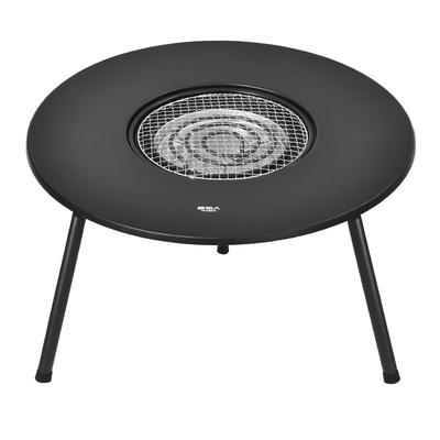 原始人电炭两用围炉茶桌室内可用