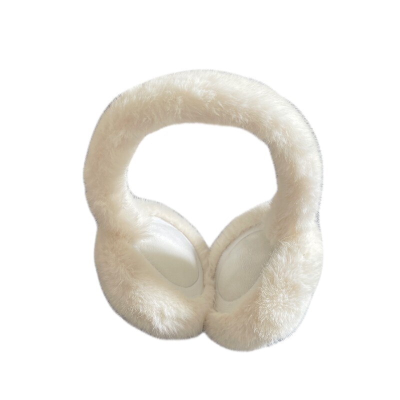 雪景出片！ins冬季仿貂毛保暖耳罩女可折叠毛绒耳包学生防冻耳套
