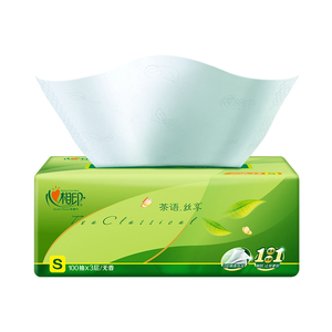 心相印茶语抽纸家用实惠装纸巾